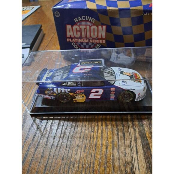 Vintage 98 Action Platinum Nascar 50th Rusty Wallace Elvis Miller Die Cast Car - Picture 5 of 9
